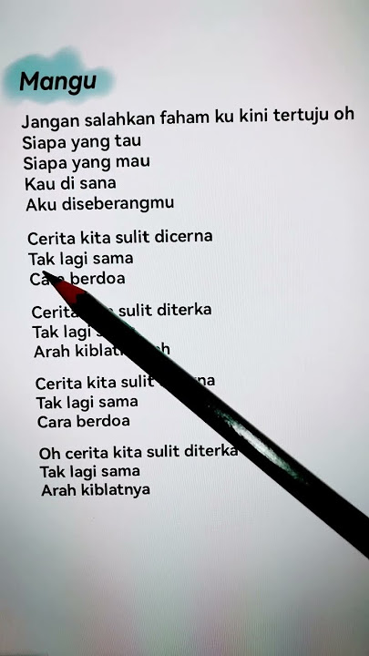 MANGU | Fourtwnty | Charita Utami | Lyrics #song #coversong  #music