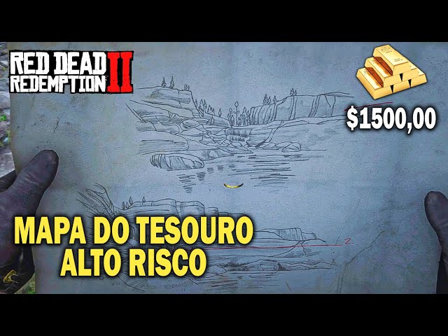 ONDE ENCONTRAR O MAPA DO TESOURO ALTO RISCO (High Risk) NO RED DEAD  REDEMPTION 2 