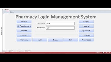 How to Create Pharmacy Management System in  Access using VBA - Part 2 of 2
