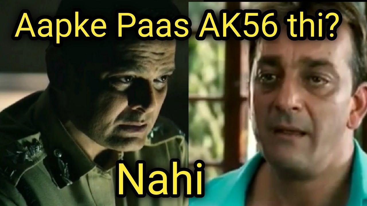 Sanjay Dutt NAHI new meme  sanju AK56 scene