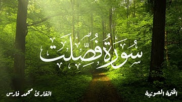 سورة فصلت كاملة القارئ محمد فارس