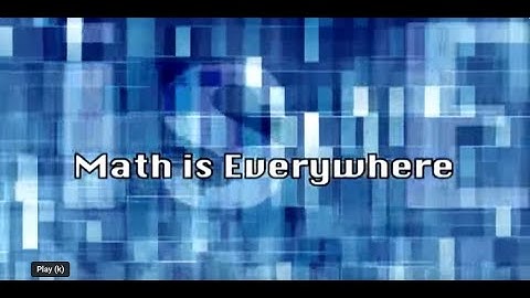 Math Is Everywhere: Math Court