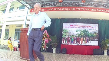 LỜI PHÁT BIỂU CỦA HAI THẦY HIỆU TRƯỞNG DÀNH CHO CỰU HỌC SINH KHÓA 8 QUANG TRUNG