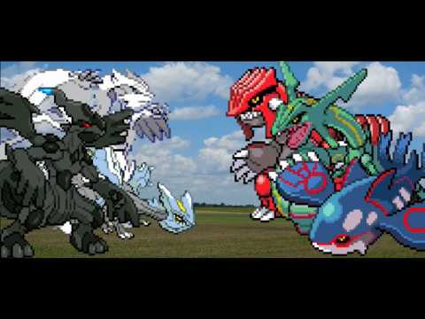 Pokémon Lendários Kyurem, Reshiram e Zekrom - Pokémon Let's Go Pikachu &  Eevee (GBA) V7.0 