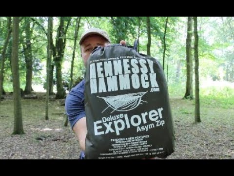 Hennessy Hammock Deluxe Explorer Asym Zip + Hex Fly