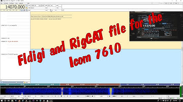 Icom 7610 Fldigi RigCAT .XML