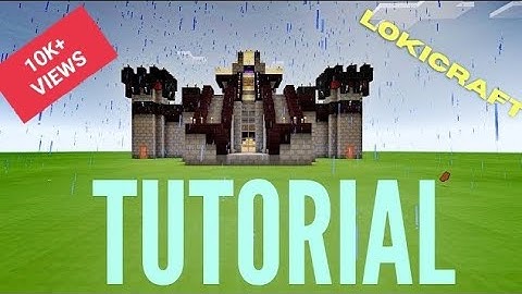 HOW TO MAKE TECHNO GAMERZ CASTLE IN LOKICRAFT TUTORIAL