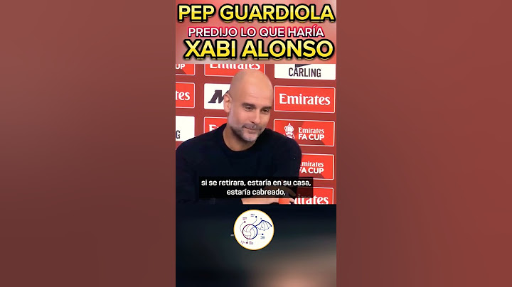 🧏‍♂️GUARDIOLA PREDIJO LO QUE PASARÍA CON XABI ALONSO ANTES DE SER ENTRENADOR TOP #futbol #shorts