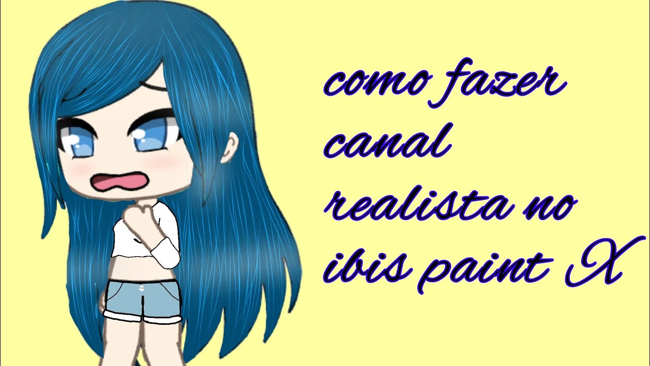 Como fazer cabelo realista no ibis paint X (meu jeito) YouTube