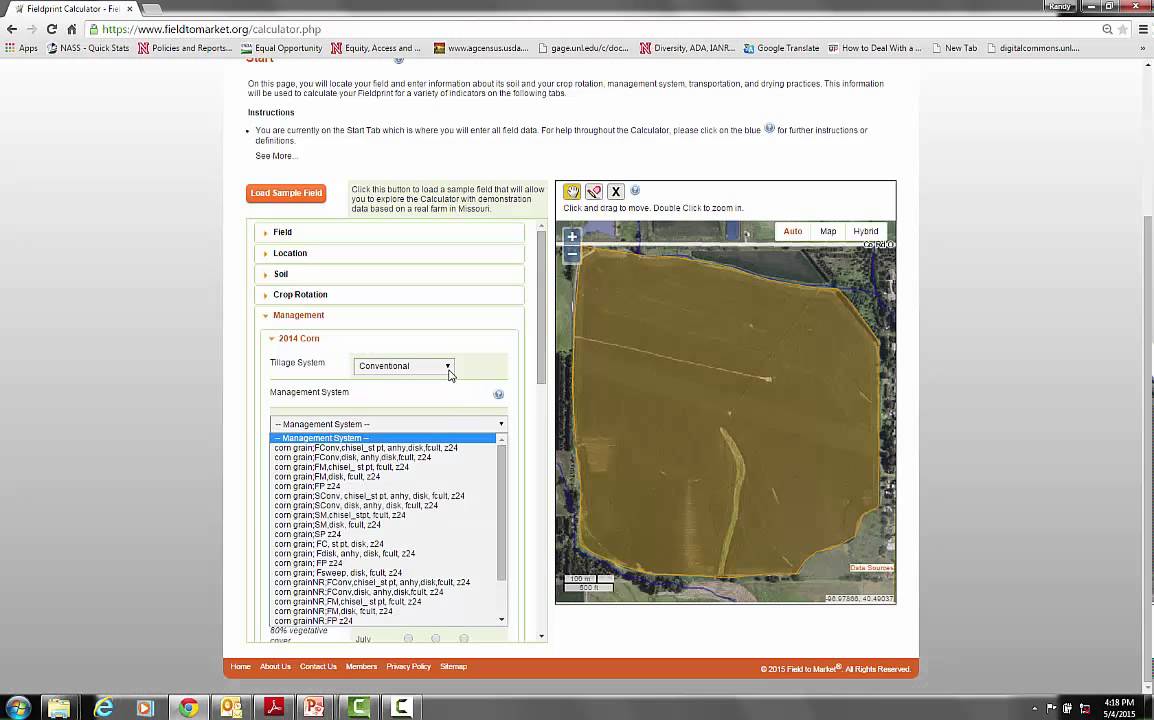 Lesson 3 Fieldprint Calculator completing Field Management YouTube
