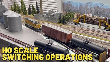 Building Trains on the new Yard Tracks ~ HO Switching Operations