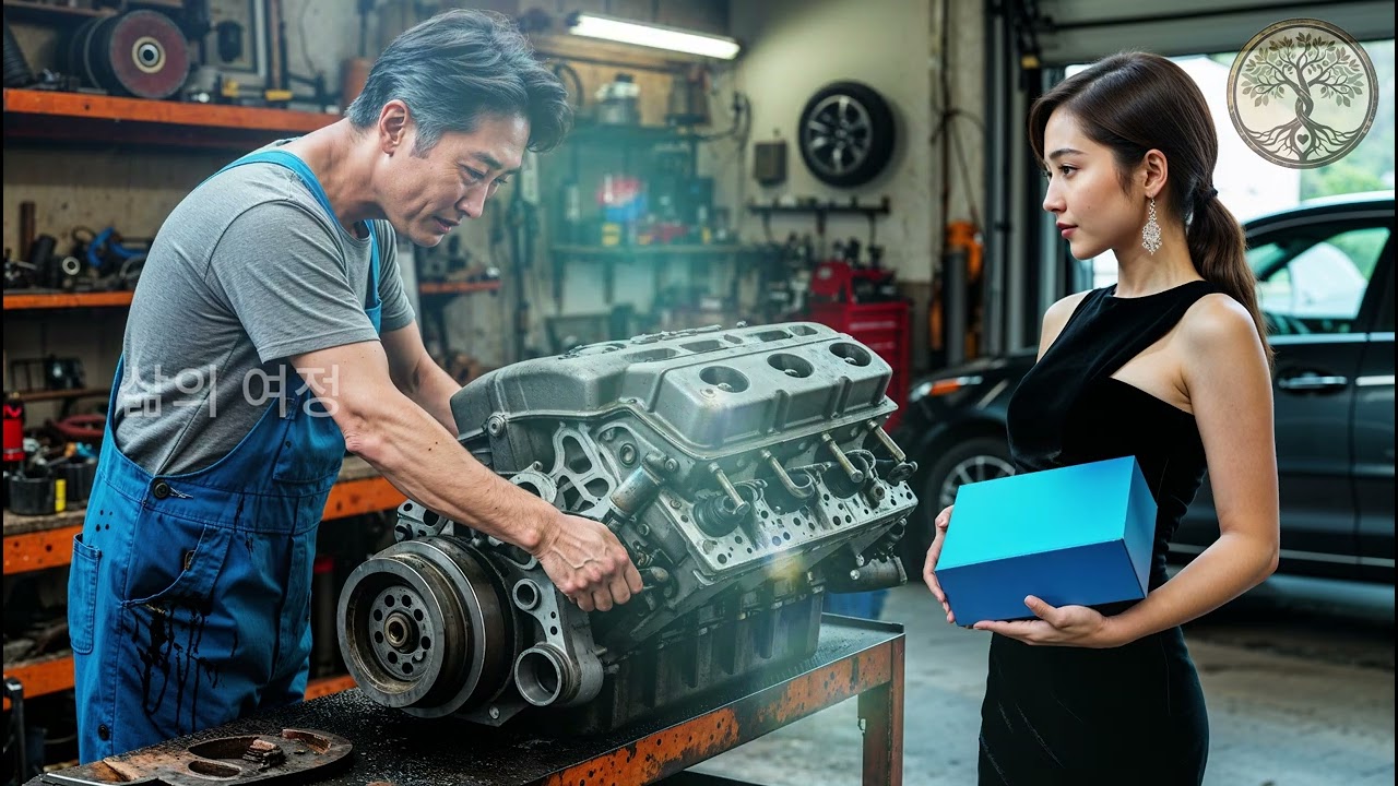 “가난한 정비사가 ‘절대 고칠 수 없는 엔진’ 수리에 도전했다… 다음 날 여성 CEO가 찾아와 충격적인 제안을 했다! 정비사에게 준 선물은 모두를 놀라게 했다!”
