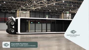 Expandable Touchdown: Your Mobile Space, Ready in Minutes!