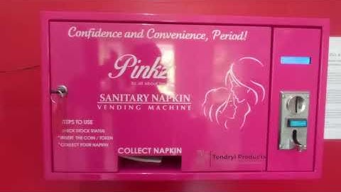 Automatic Coin Operated Sanitary Napkin Vending Machine Small