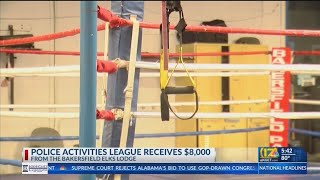 Bakersfield Police Activities League receives $8,000 from Bakersfield Elks Lodge