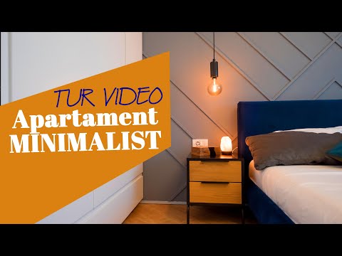 Video: Apartament luminos, cu 3 dormitoare, stil modern, stil modern scandinav