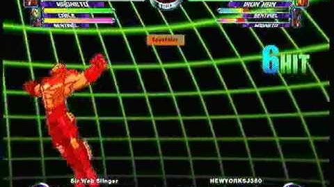 MvC2 Online (360): Theo (Mag/Cab/Sent) vs Josh 360 (Sent/Mag/IM) 7 .:1.30.10:.