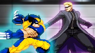 Wolverine vs Albert Wesker [Sprite Animation Fight]