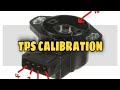 Throttle Position Sensor TPS  calibration (4pins) MIitsubishi 4g92 mivec.