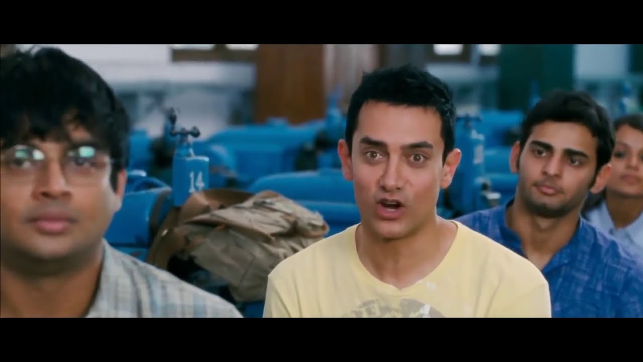 makine nedir film sahnesi(Aamir khan) öğretmene ayar veriyor