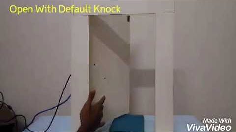 Secret Knock Detecting Door Lock
