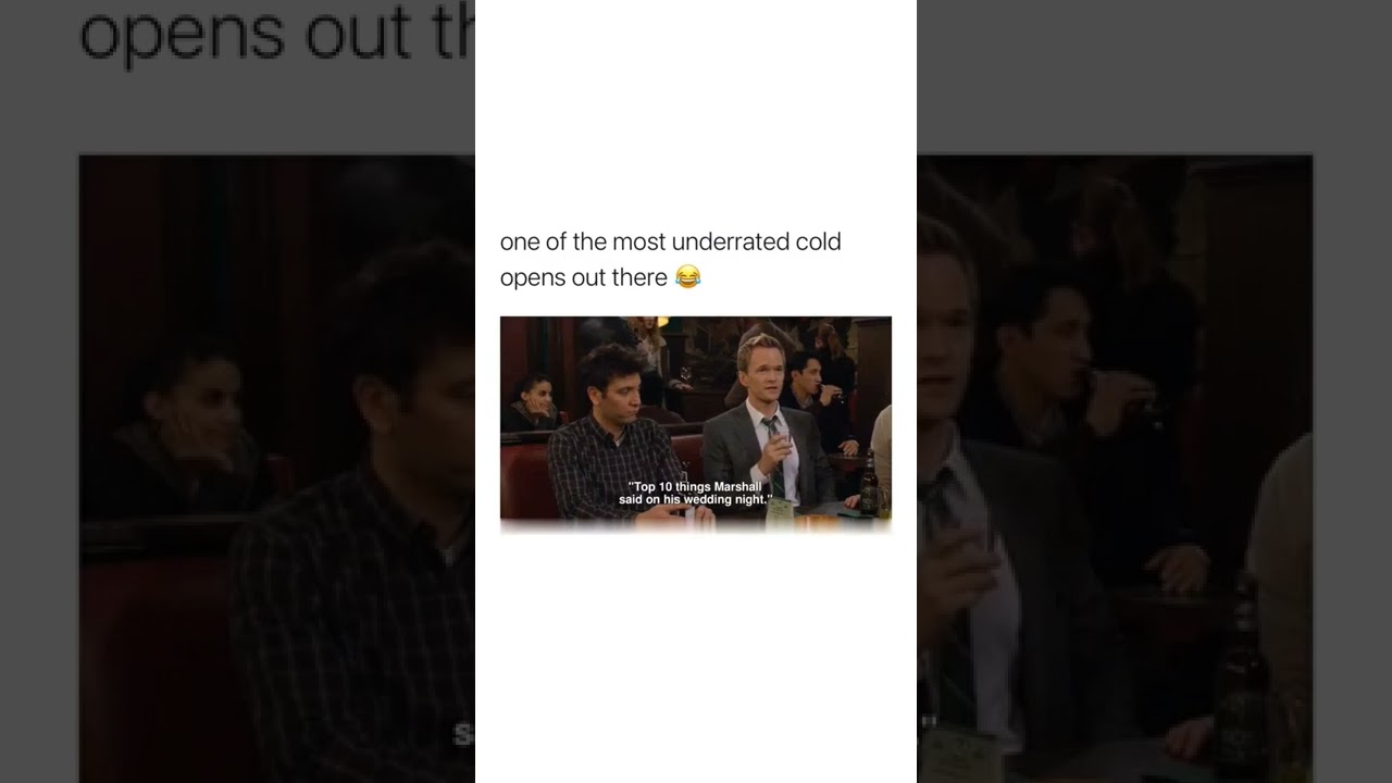 “Top 10 things Marshall and Lily said in their wedding night”😂😂