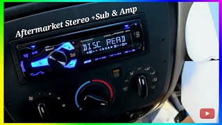 2001-2003 Ford Taurus [AFTERMARKET STEREO INSTALL] Sub+Amp