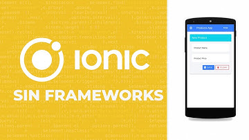 Ionic4 | Aplicación simple en Javascript Puro