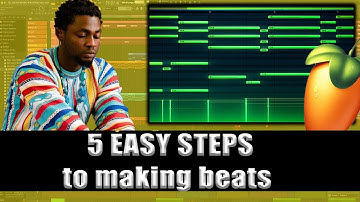 5 EASY STEPS TO MAKING BEATS ( Afro beats tutorial in FL Studio for Beginners ).