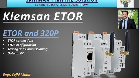 #Klemsan #ETOR #Klea320P, Klea 220P, #klemsan, #klemsantraining, #klemsanetor, #klemsansoftware