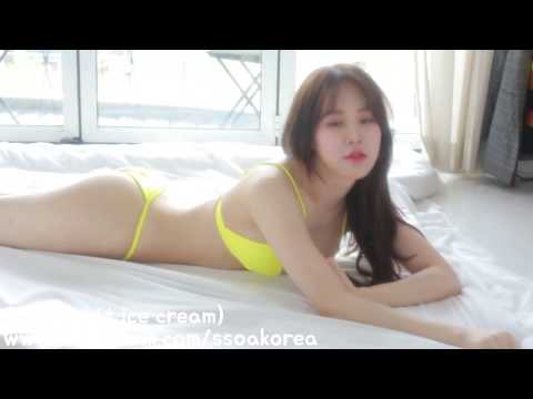 Korean portrait photoshoot! Bikini beautiful Asian girl  1080p