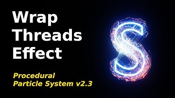 Wrap Threads Effect: Procedural Particle System v2.3 || Geometry Nodes || - Tutorial