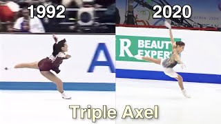 Figure Skating Jumps - two decades apart - Skating music