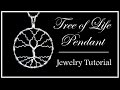 How to Make a Tree of Life Pendant : Easy Wire Wrapped Jewelry Tutorial Part 1