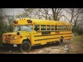 Abandoned school bus 2016. Old abandoned buses. Neglected rusty car bus. Forgotten buses