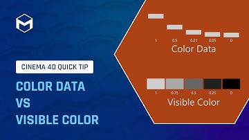 #C4DQuickTip 98: Color as Data vs Visible Color in Cinema 4D
