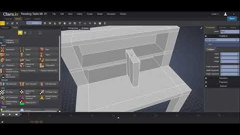 Creating a Reading Table with Clara.io