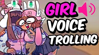 Girl VOICE TROLLING DRIVES Players INSANE in EVADE Vc ( hilarious 😂)