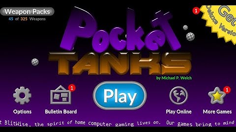 Pocket Tanks - mysterious game || Android gameplay