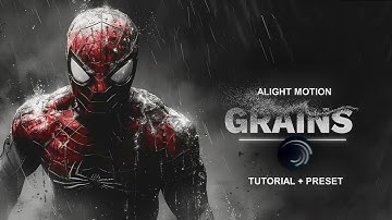 Particles Text In Alight Motion (Tutorial+Preset) | Grain Text | Text Disintegration | Alight Motion