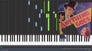 Anything Goes - Cole Porter - Fallout [Piano Tutorial] (Synthesia) chords