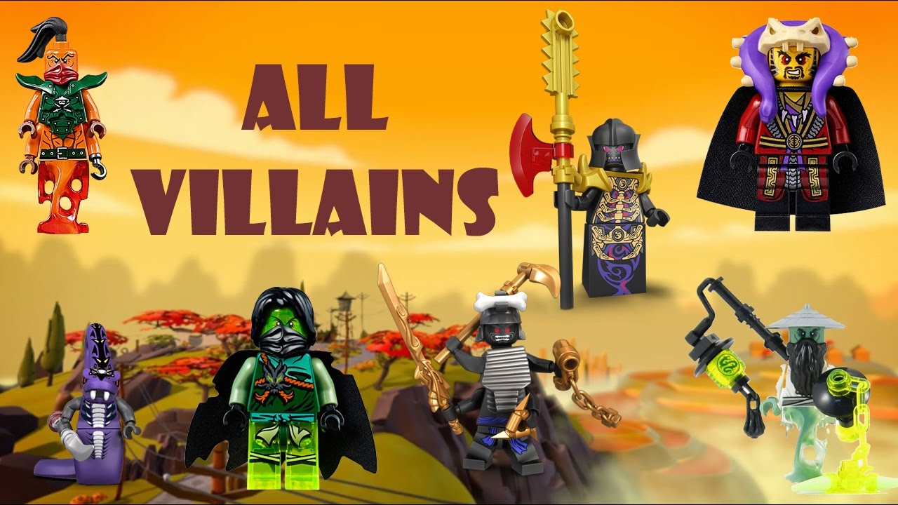 All Lego Ninjago Villains 2011 - 2016 - YouTube