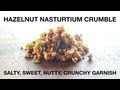 Hazelnut Nasturtium Crumble Recipe
