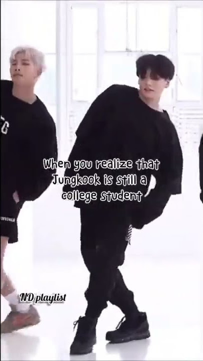 Jungkook is like a college student 😜😜🤪||ND Playlist||Subscribe for more videos🥺||