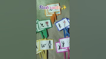 Flash card making ideas/flash cards for kids/ Flash cards kaise banate hain