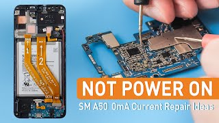 Samsung Galaxy A50 Not Power On - Motherboard Repair Ideas With 0mA Current Repair Case