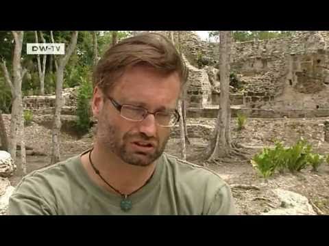 Dieter Richter talks about Mayan ruins on DW-TV in...