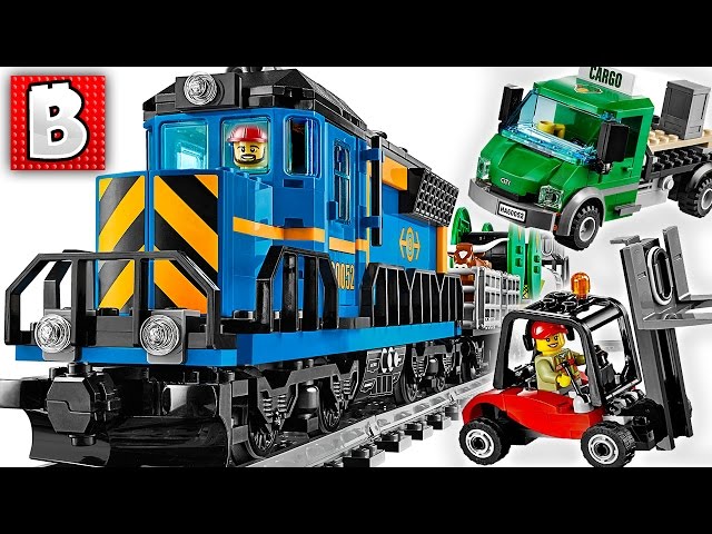 overvåge Medic selv Awesome LEGO Cargo Train In Our LEGO CITY!!! 60052 | Unbox Build Time Lapse  Review - YouTube
