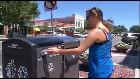 BigBelly Solar - Trash Compacting Recycling Units in Fort Collins