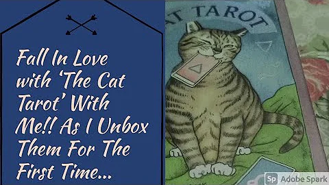 Unboxing/Flip Through of ... The 'Cat Tarot' by Ma...